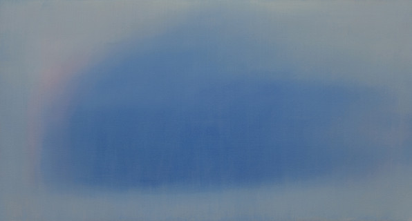 drifted blue · 65 x 120 cm · 2023