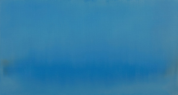 blue horizon · 65x120cm · 2025